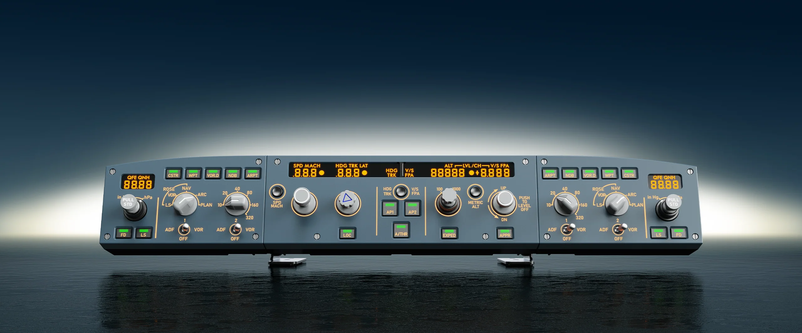 Control Panel Moza MA3F - widok od przodu, baner produktowy